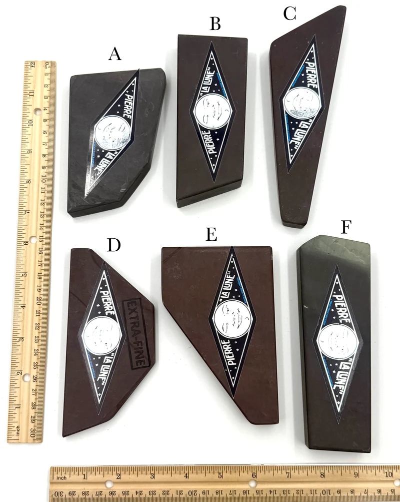 Pierre "La Lune" French Fine Finishing Razor Hone Sharpening Stone - MEDIUM SIZE Bouts - CHOOSE YOUR STONE