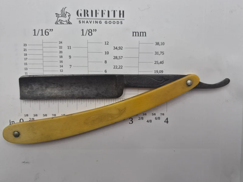 Vintage H.M. Christensen American Razor for Restoration