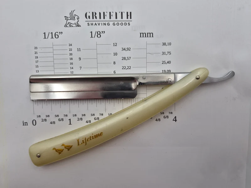 Vintage Dubl Duck Lifetime Shavette Razor for Restoration