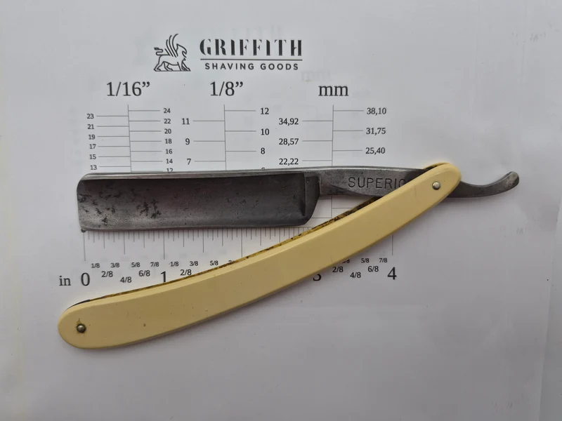 Vintage United Importing Co. "SUPERIOR" German Razor for Restoration