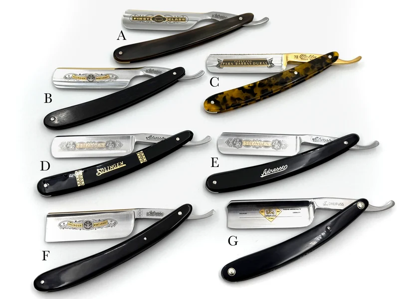 Werner Breidenbach - New 6/8-8/8 Solingen Straight Razors - CHOOSE YOUR RAZOR