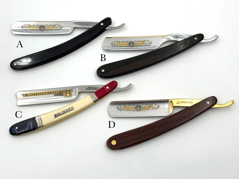 Werner Breidenbach - New 5/8-6/8 Solingen Straight Razors - CHOOSE YOUR RAZOR