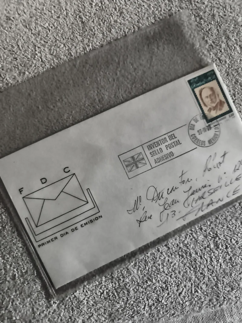 Lettre FDC Premier Jour Espagne, inventeur du timbre, oblitération 1979 Philatél