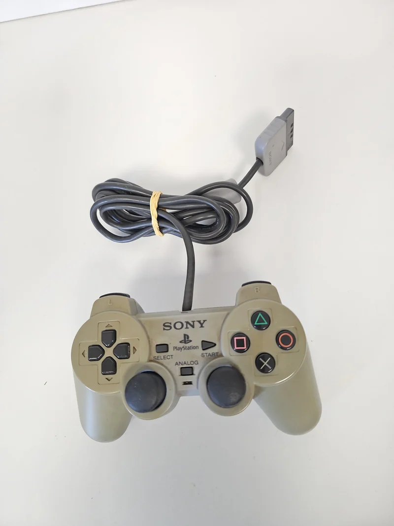 Manette officielle Sony PlayStation PS1 d'origine non testée console filaire