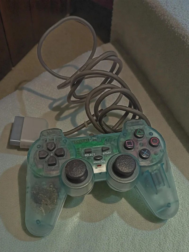 Manette compatible PlayStation PS1 filaire pour console Sony, modèle Générique