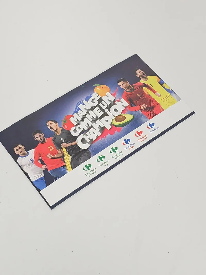 Sticker foot Carrefour 2022 Cristiano Ronaldo CR7 Panini football Portugal