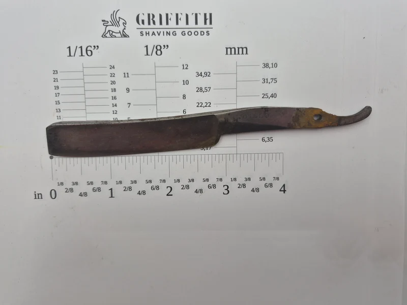 Vintage Gillo Sheffield Early Blade only Razor for Restoration