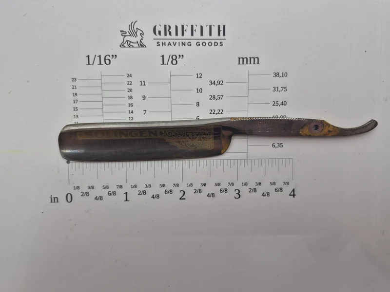Vintage Hermann Mehl Solingen Razor for Restoration