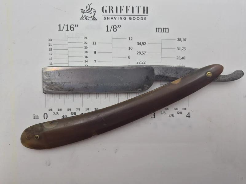Vintage "Good Cheer" Greenfield Mass. USA Razor for Restoration