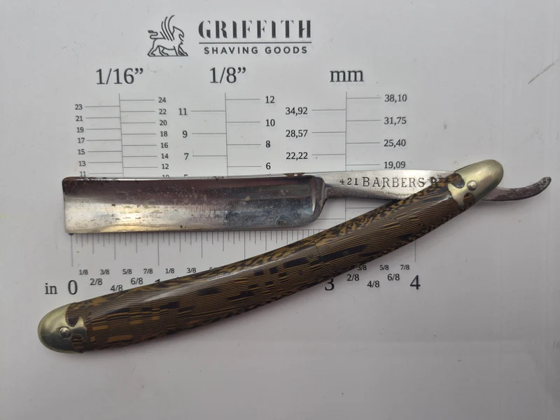 Vintage Simmons "Barbers Pet" Razor for Restoration