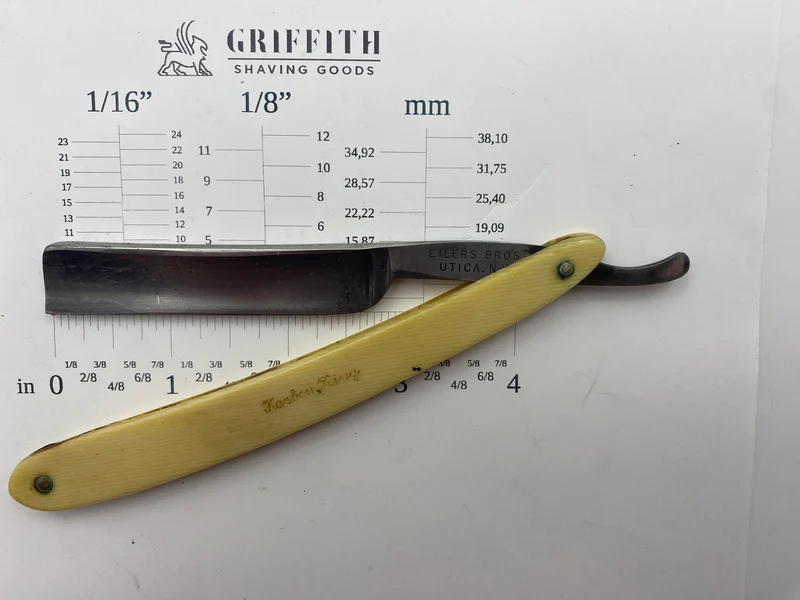 Vintage Eilers Bros. Utica NY Razor for Restoration
