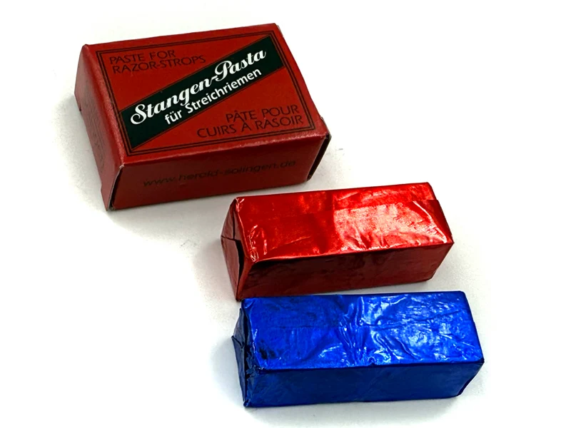 Herold Razor Strop Compound Red & Black 2-Part Honing Paste Set