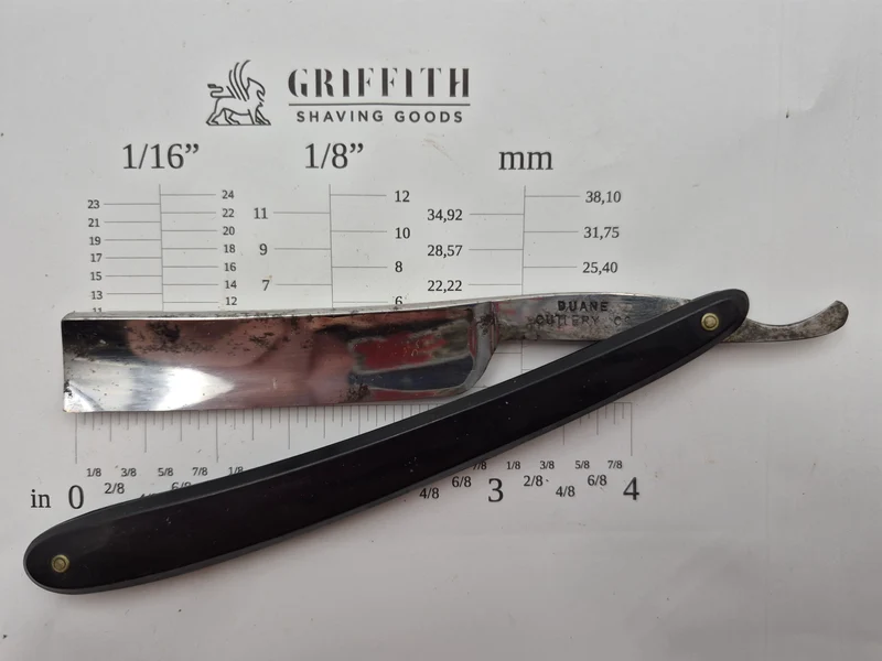 Vintage Duane Cutlery Razor for Restoration