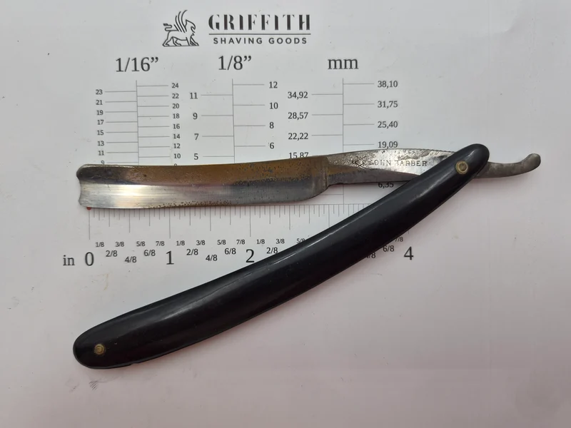 Vintage John Barber Sheffield Razor for Restoration