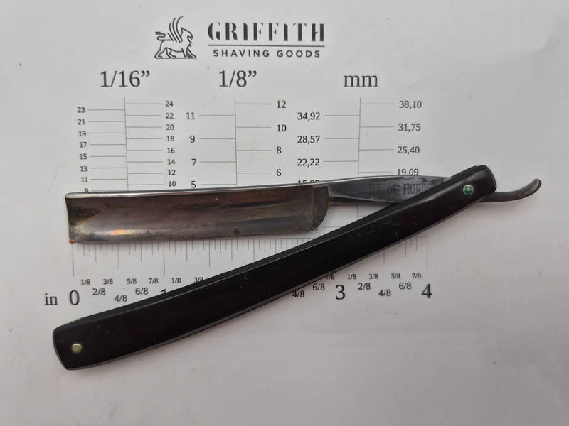 Vintage Hartford Cutlery "Knight of Honor" Razor for Restoration