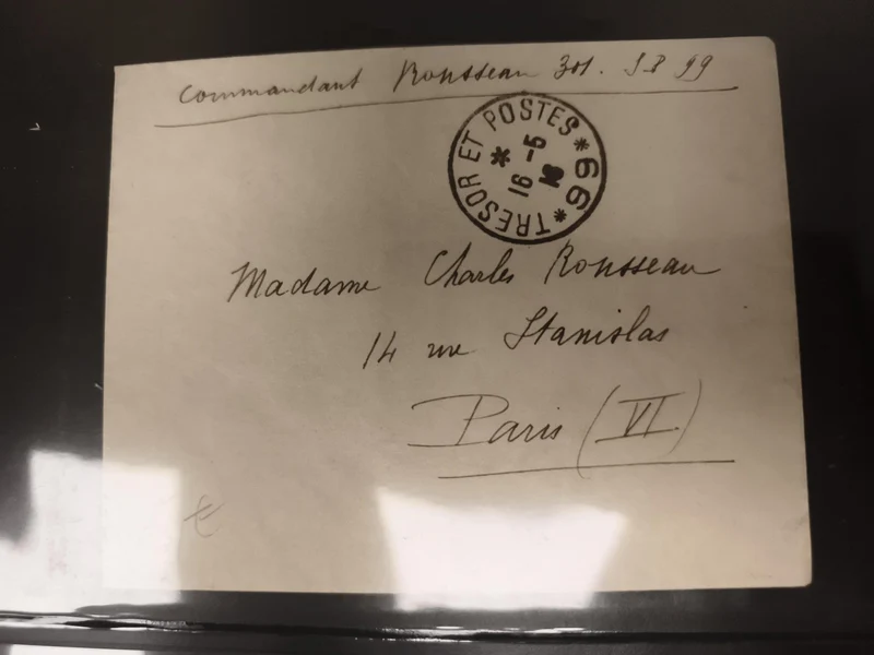 Lettre ancienne Trésor et Postes 1899 oblitération Paris philatélie cachet posta