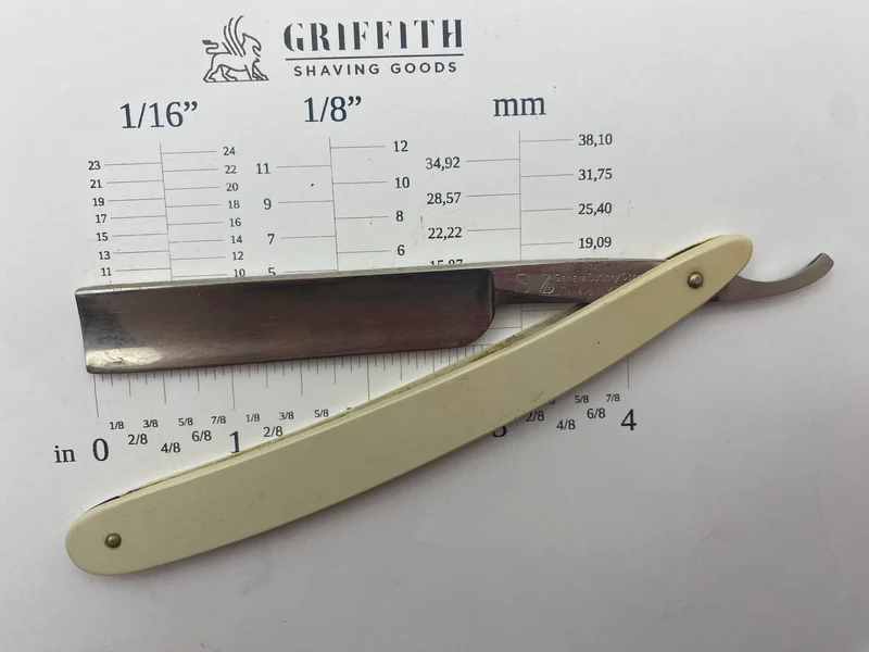 Vintage Geneva Cutlery American Razor for Restoration