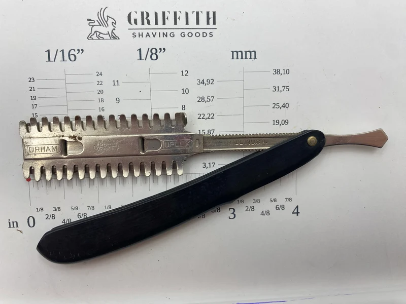 Vintage Durham Duplex Razor for Restoration