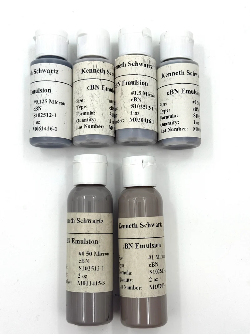 Kenneth Schwartz CBN Stropping Emulsions
