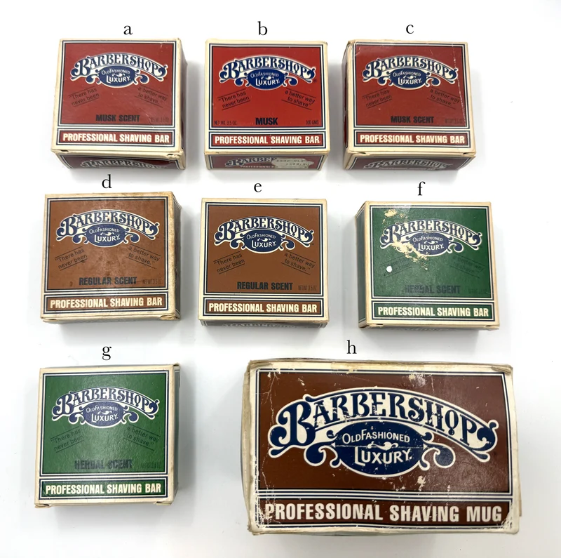 Vintage Franklin Barber Shop Shaving Soap & Soap in Mug - unused in box