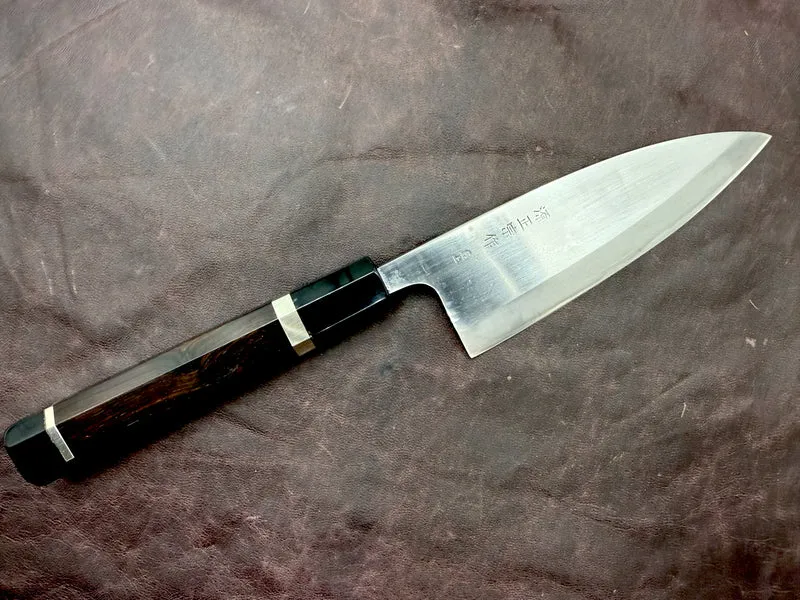 Minamoto Masamune Japanese 150mm Deba Kitchen Knife - Vintage Restored