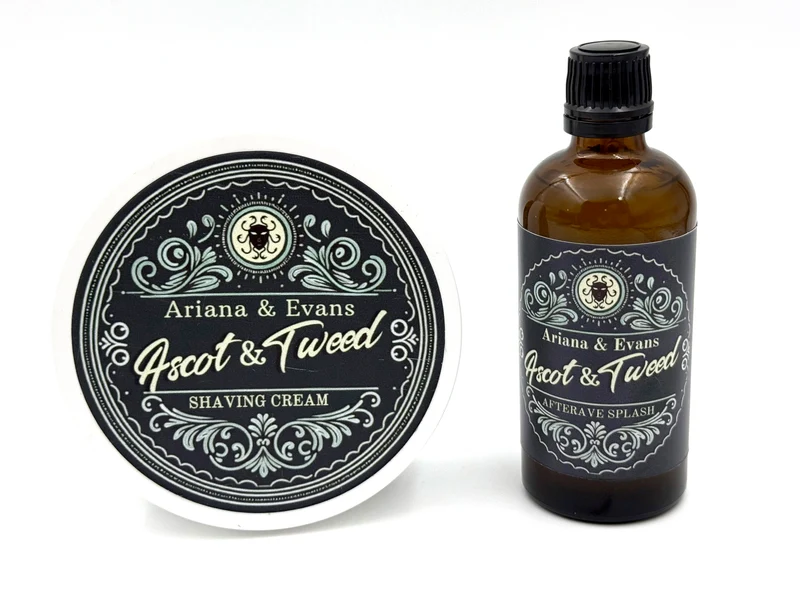 Ariana & Evans - Ascot & Tweed Shaving Cream OR Aftershave Splash