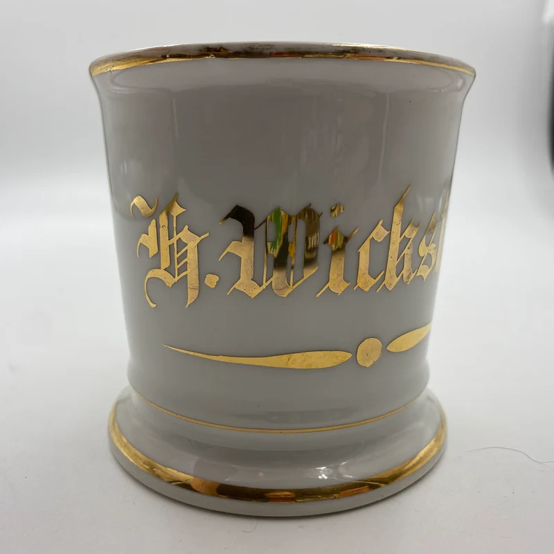 Antique Handpainted Personalized Shaving Mug
