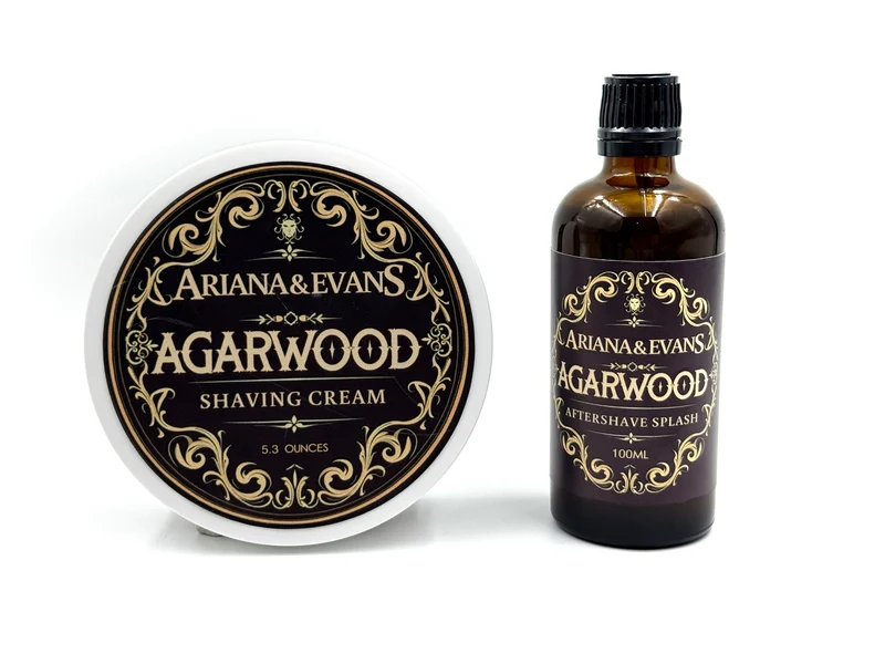Ariana & Evans - Agarwood Shaving Cream OR Aftershave Splash