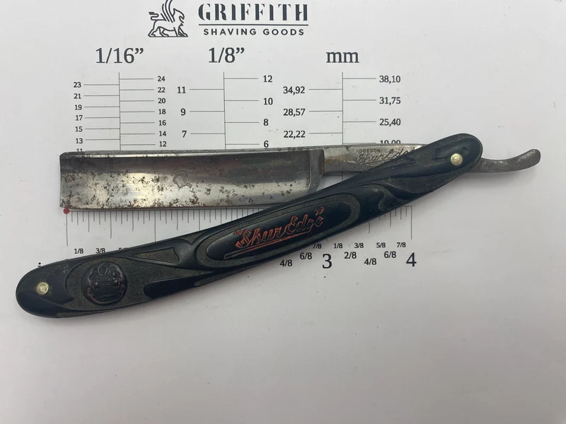 Vintage Robeson Shuredge Straight Razor for Restoration