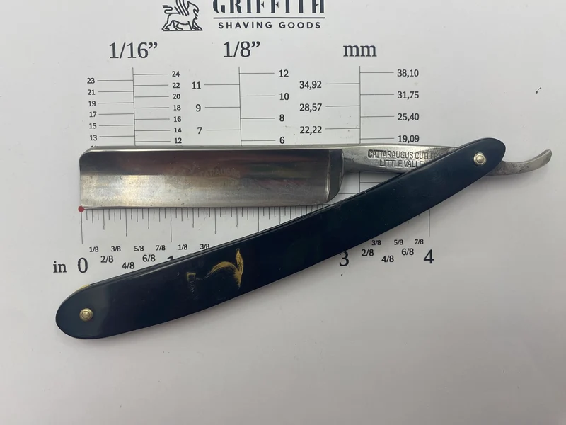 Vintage Cattaraugus Cutlery American Straight Razor for Restoration