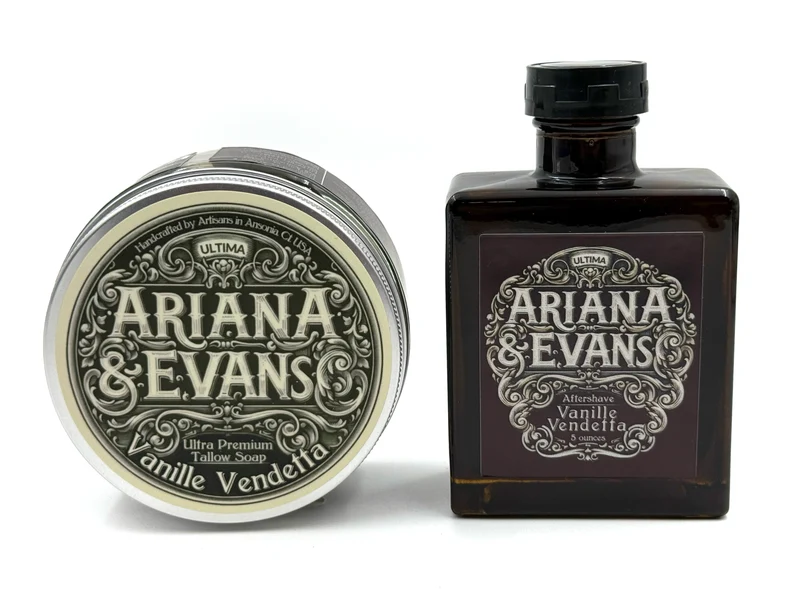 Ariana & Evans - Vanille Vendetta Shaving Soap OR Aftershave Splash