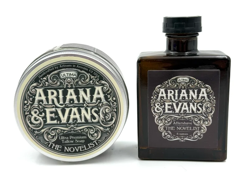 Ariana & Evans - The Novelist Shaving Soap OR Aftershave Splash