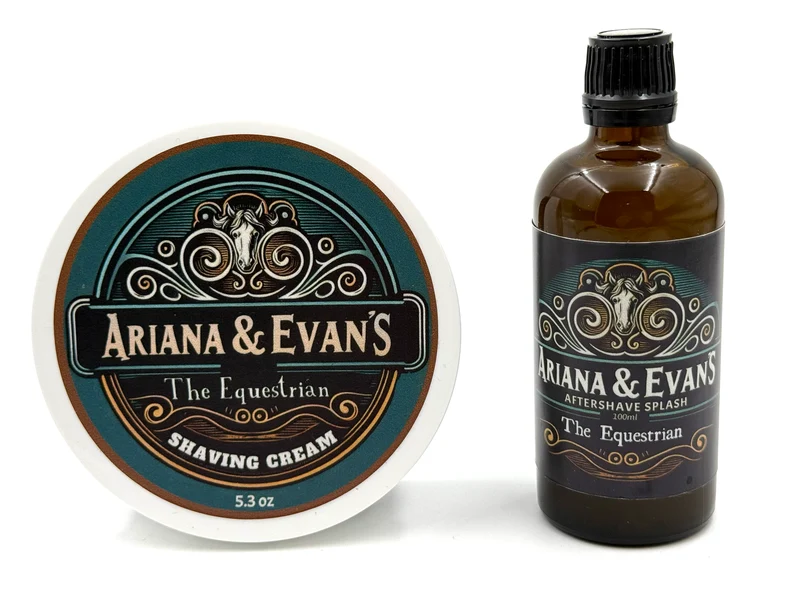 Ariana & Evans - The Equestrian Shaving Cream OR Aftershave Splash