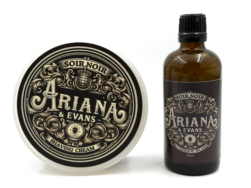 Ariana & Evans - Soir Noir Shaving Cream OR Aftershave Splash