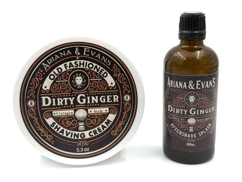 Ariana & Evans - Dirty Ginger Shaving Cream OR Aftershave Splash