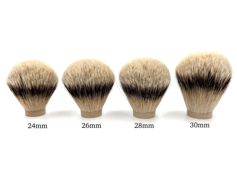 Silvertip Badger High Density Shaving Brush Knots - Bulb Shape