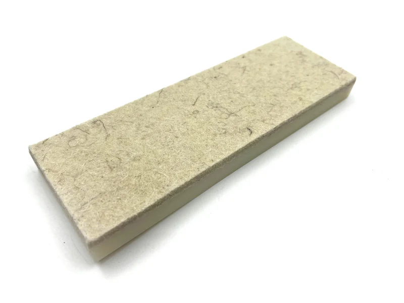Jende Hard Wool Felt Bench Strop 210x70mm (8.26x 2.75")