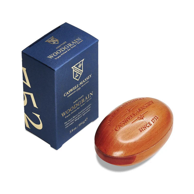 Caswell Massey Woodgrain Sandalwood Bar Soap - 5.8 oz (164 g)
