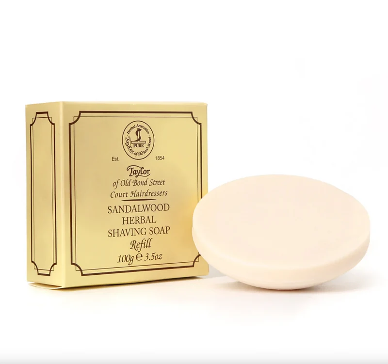 Taylor of Old Bond Street Sandalwood Shaving Soap Refill 100g (3.5oz)