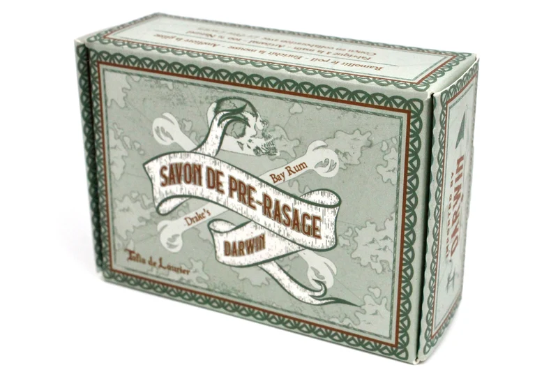 Darwin "Drake's Bay Rum" Artisan Pre-Shaving Facial Soap 100g (3.5oz)