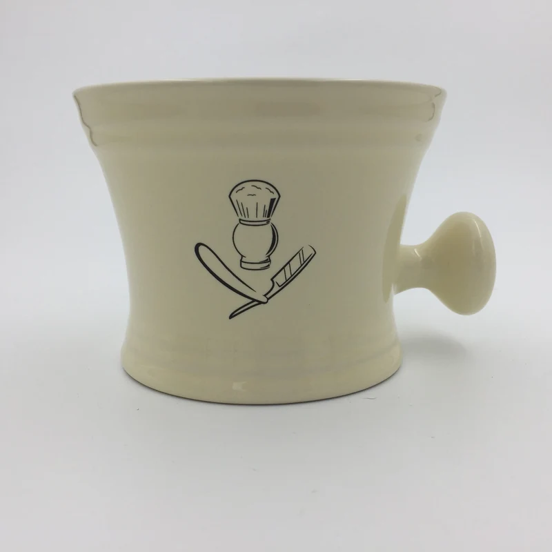 Classic Ceramic Shaving Mug - Cream