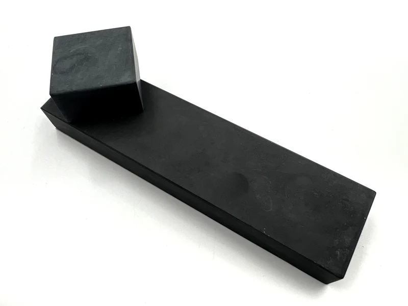 Black Shadow French Fine Finishing Razor Hone Sharpening Stones with Slurry Stone