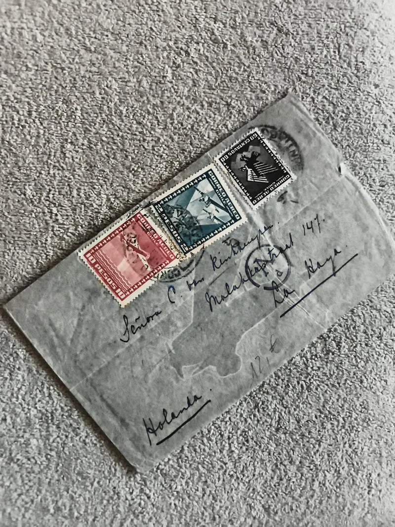 Lettre affranchie timbres aériens Mexique, enveloppe manuscrite, philatélie