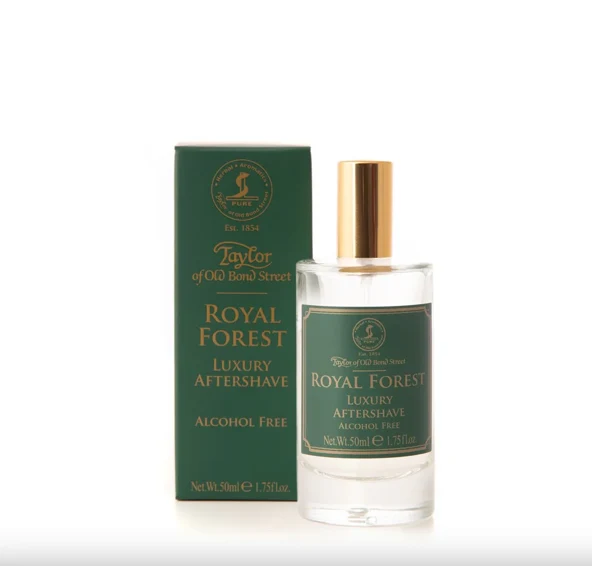 Taylor of Old Bond Street Royal Forest Alcohol Free Aftershave Lotion for Sensitive Skin- 50ml (1.75 fl. oz)