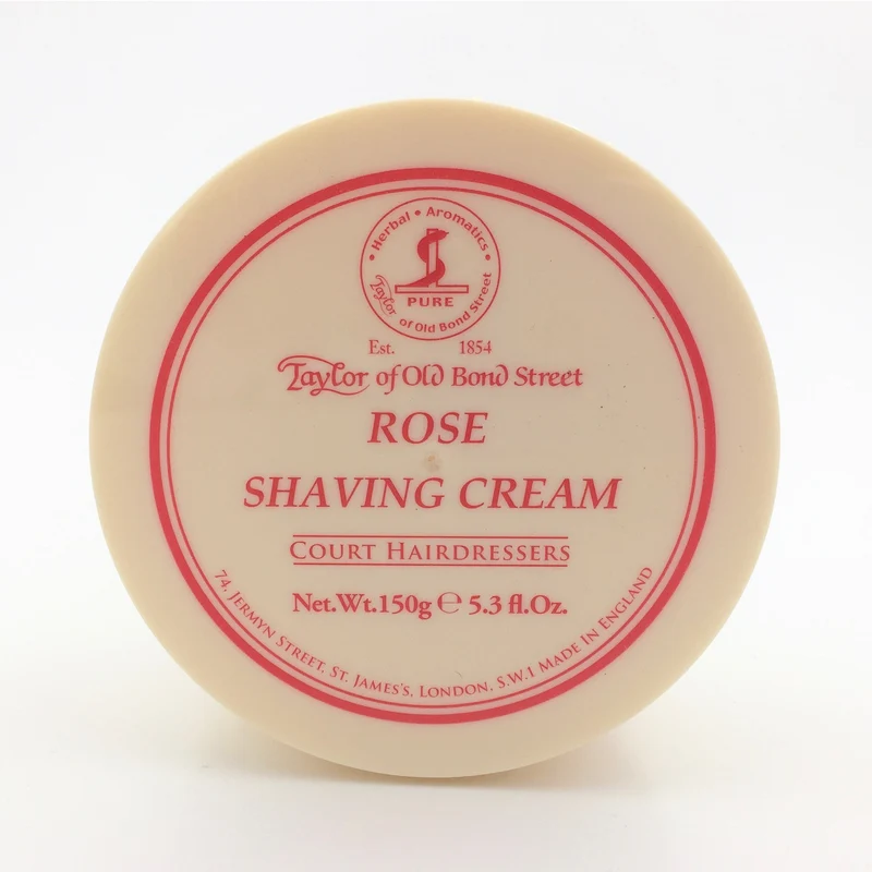 Taylor of Old Bond Street Rose Shaving Cream 150g (5.3 oz)