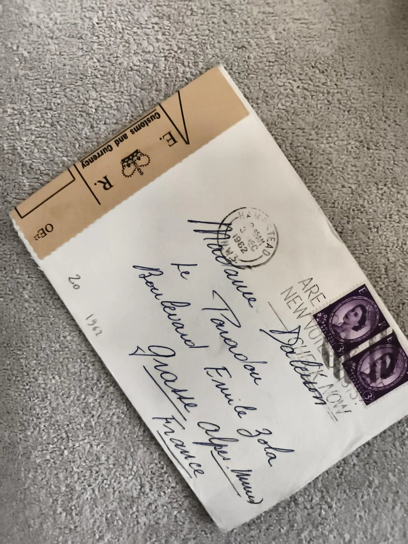 Lettre affranchie Royaume-Uni 1962 timbres Elizabeth II, cachet Hampstead