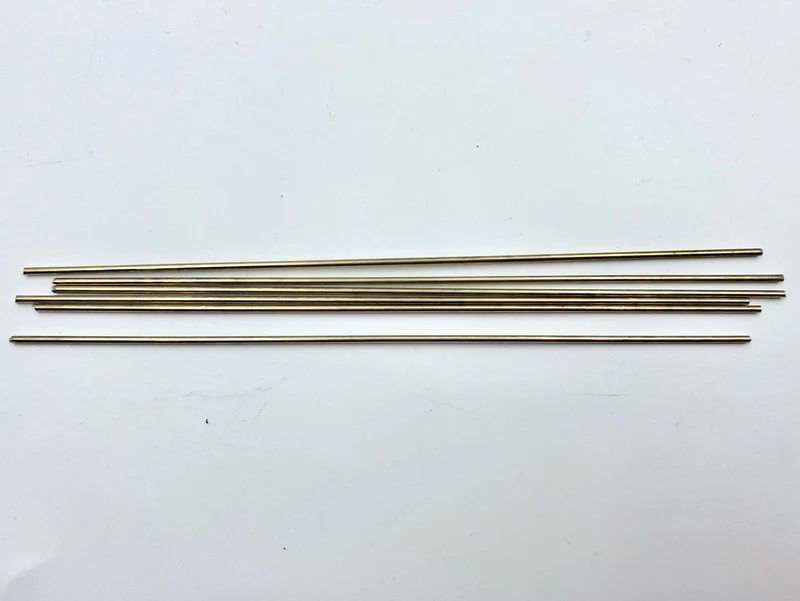Straight Razor Pinning Rod - 1/16in. Diameter x 6in. length - Nickel Silver