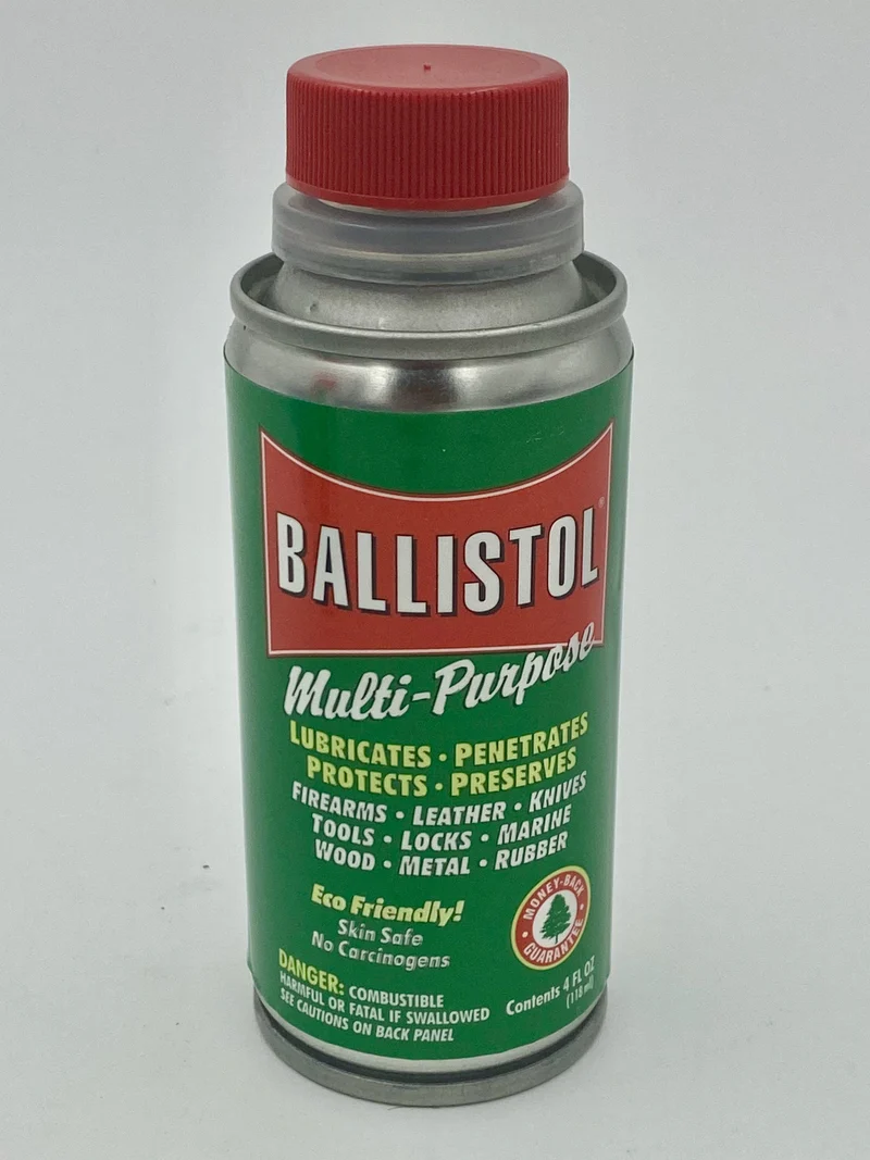 Ballistol Multi-Purpose Oil - Cleans, Lubricates & Protects - 4 fl. oz. Liquid (non-aerosol) Can