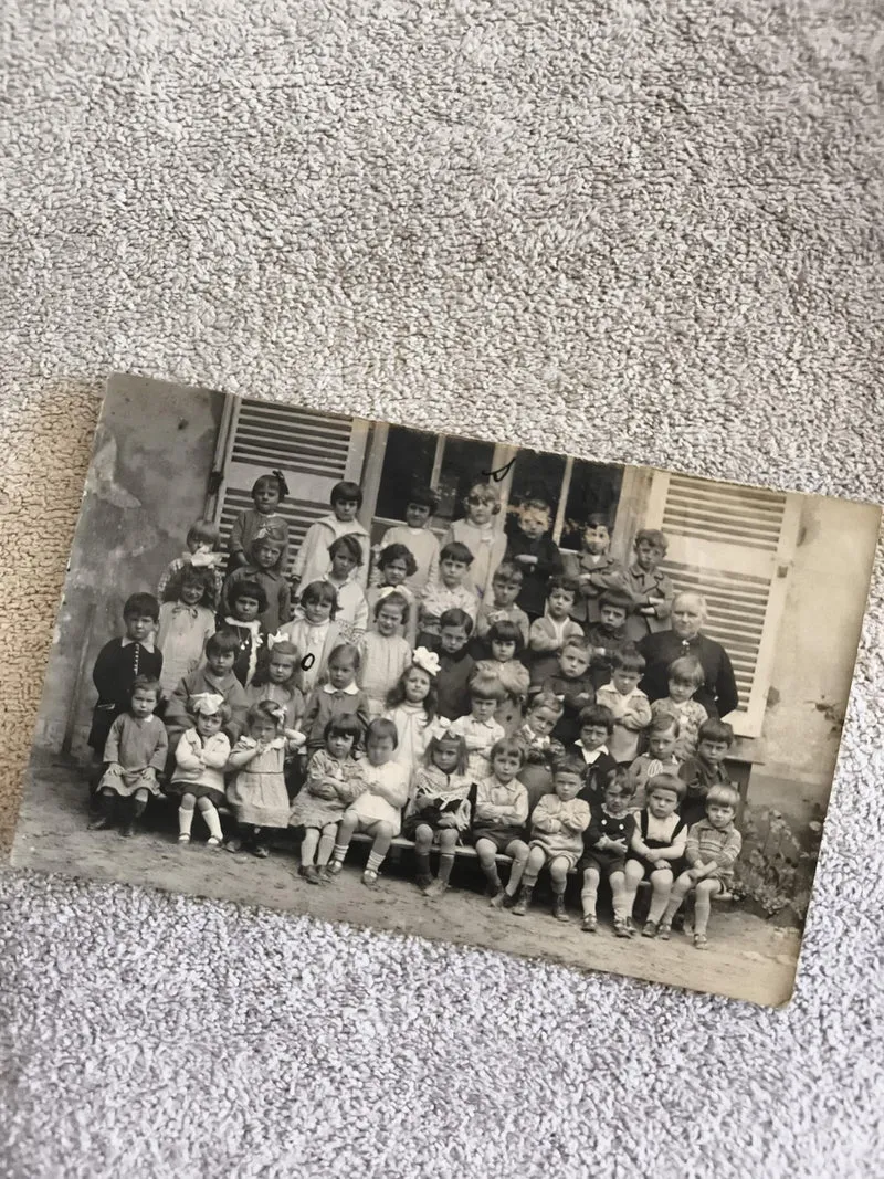 CPA photo de classe ancienne école enfants France début XXe siècle