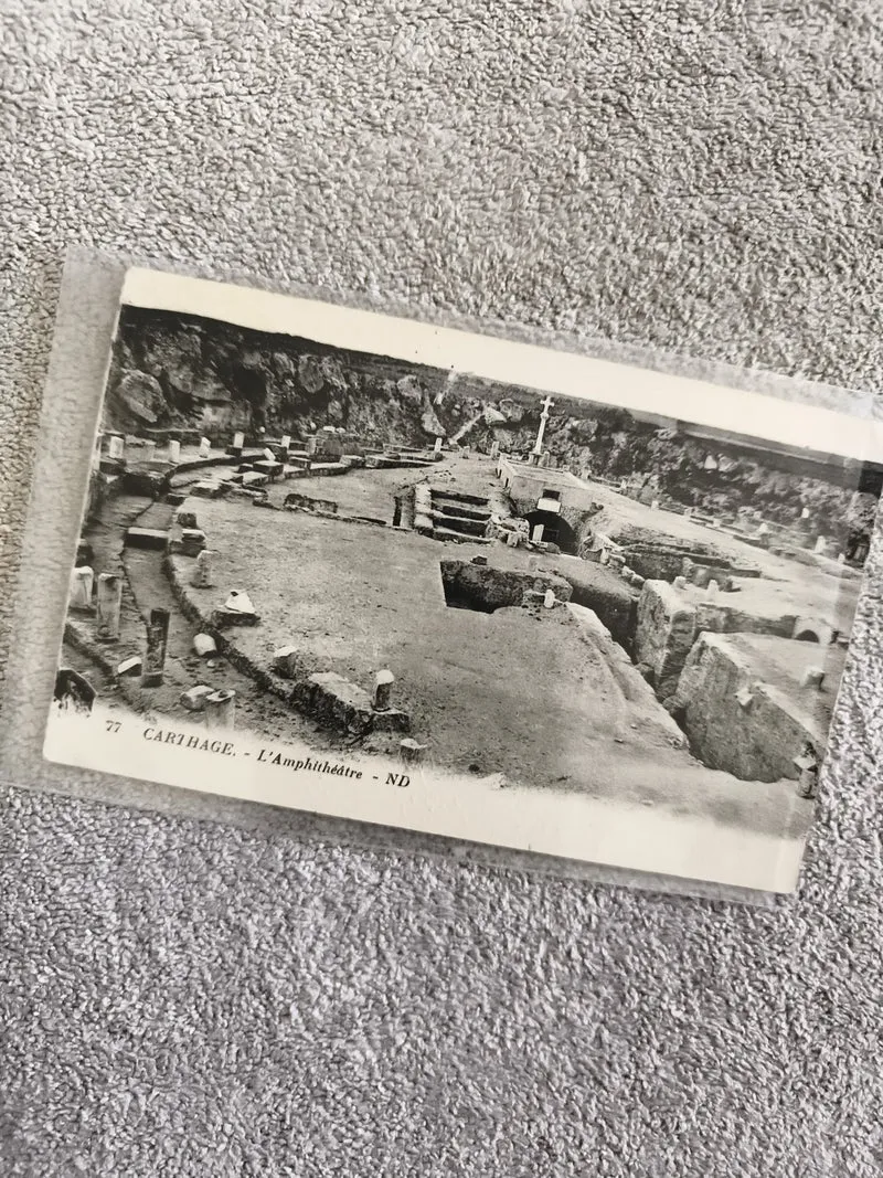 CPA Carthage L'Amphithéâtre ND carte postale photo ancienne